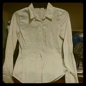 Size xs Mini polka dots Dress shirt like new